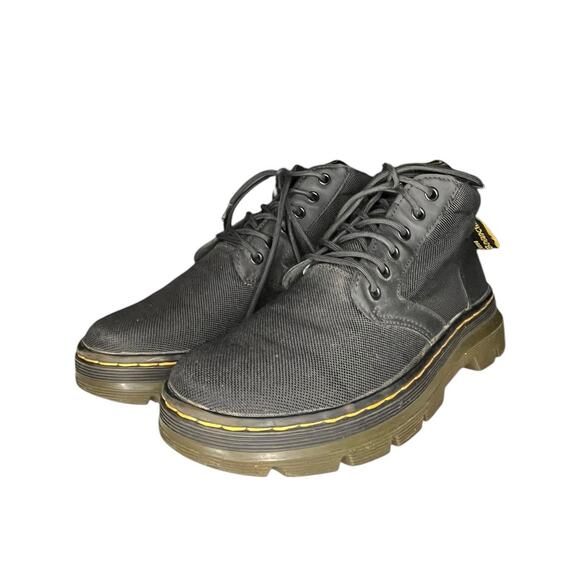 Womens Dr. Martens Bonny Canvas Round Toe Combat Boots Size 8 Black - Picture 2 of 6
